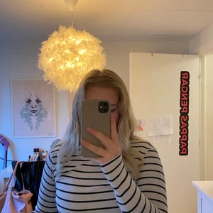 Randig långärmad  - Stretchig, randig 