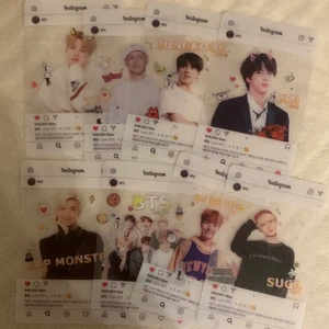 BTS KORT - Bts photocards i jättebra skick! Säljer som ett set