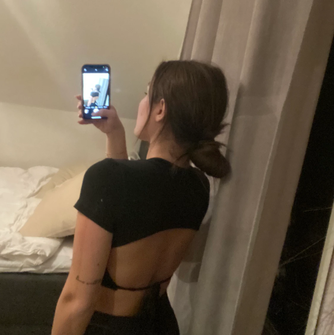 Tröja med öppen rygg 