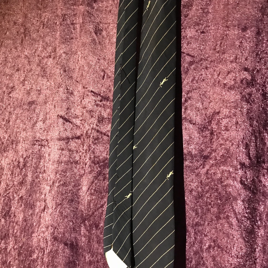 Yves Saint Laurent Dark Blue Tie - 91
