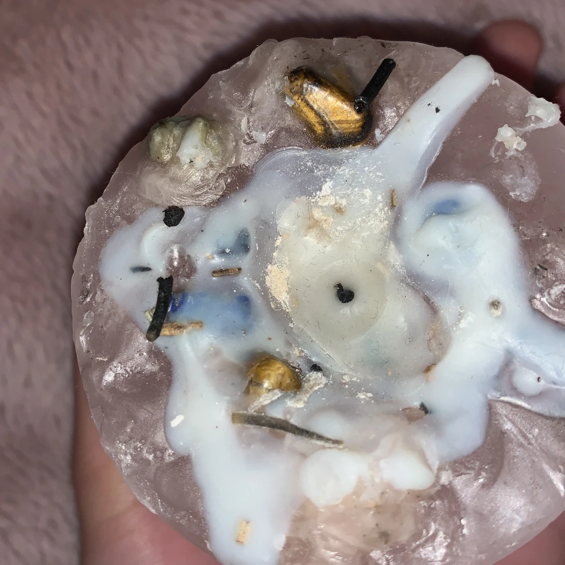 ljus med små kristaller - 91