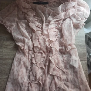 Tally Weijl rosa blus  - Sexig transparent blus Y2K stil ❤️