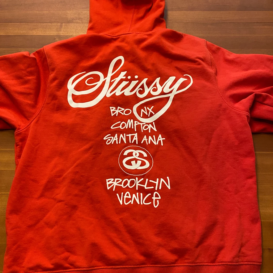 Stuzzy Zip Hoddie Röd M - 90