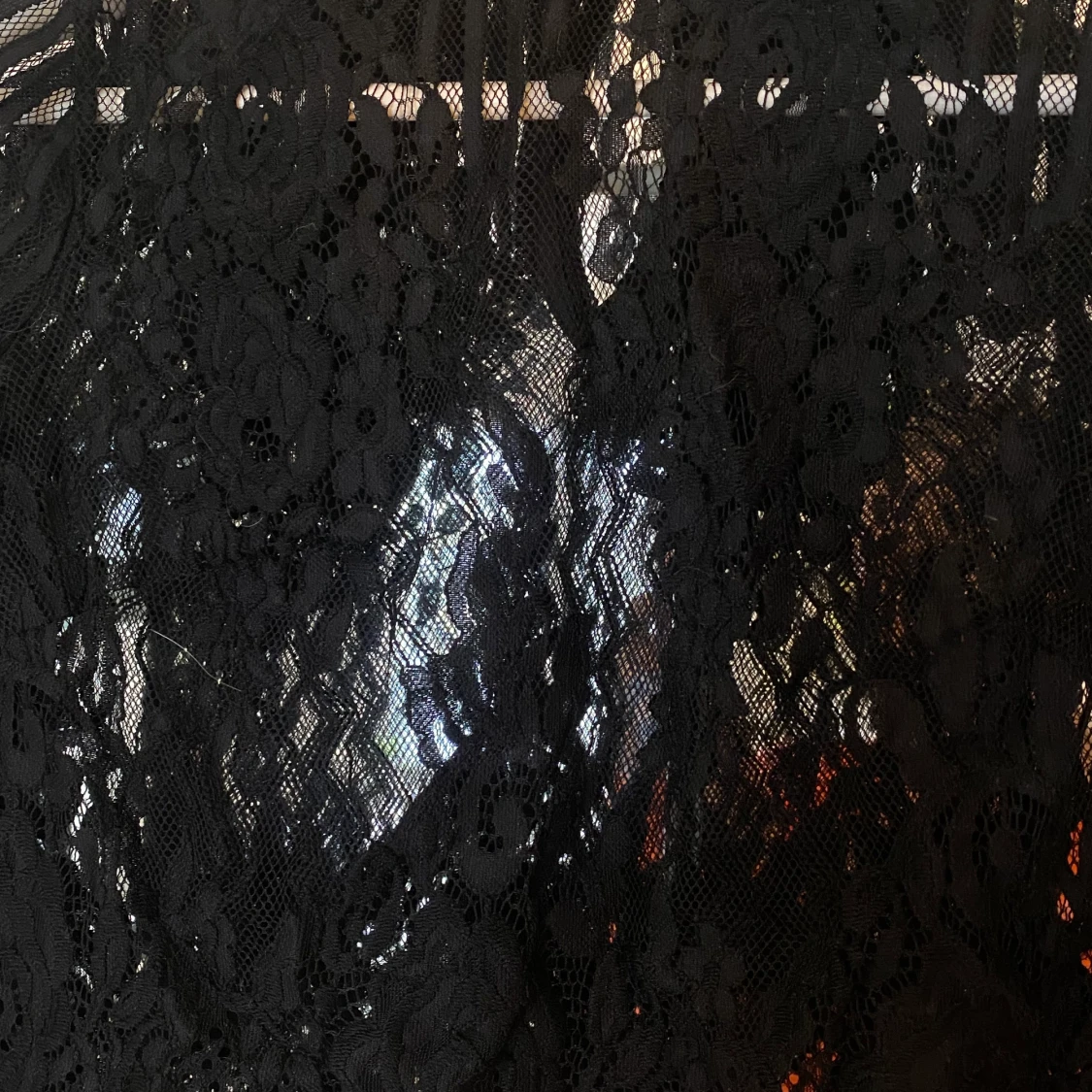 Svart spetströja - 90