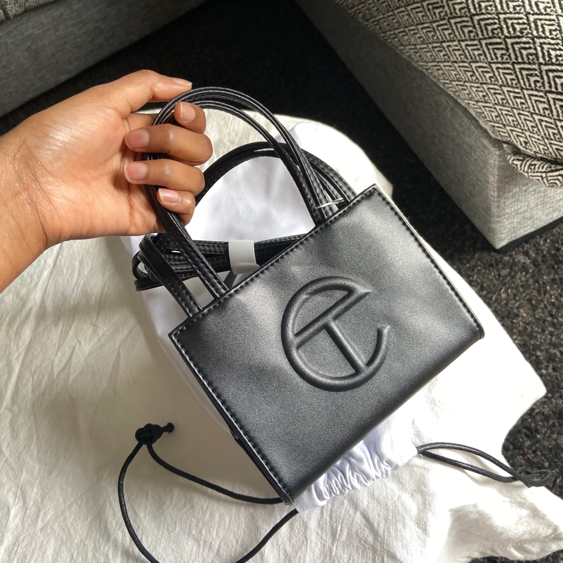 Telfar Small Shopping Bag (BLACK) - 91