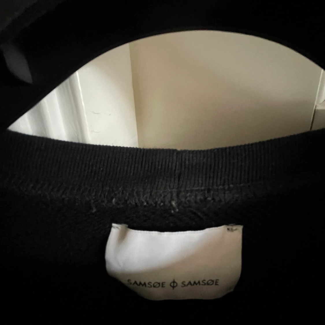 Svart Samsoe & Samsoe collegetröja - 90