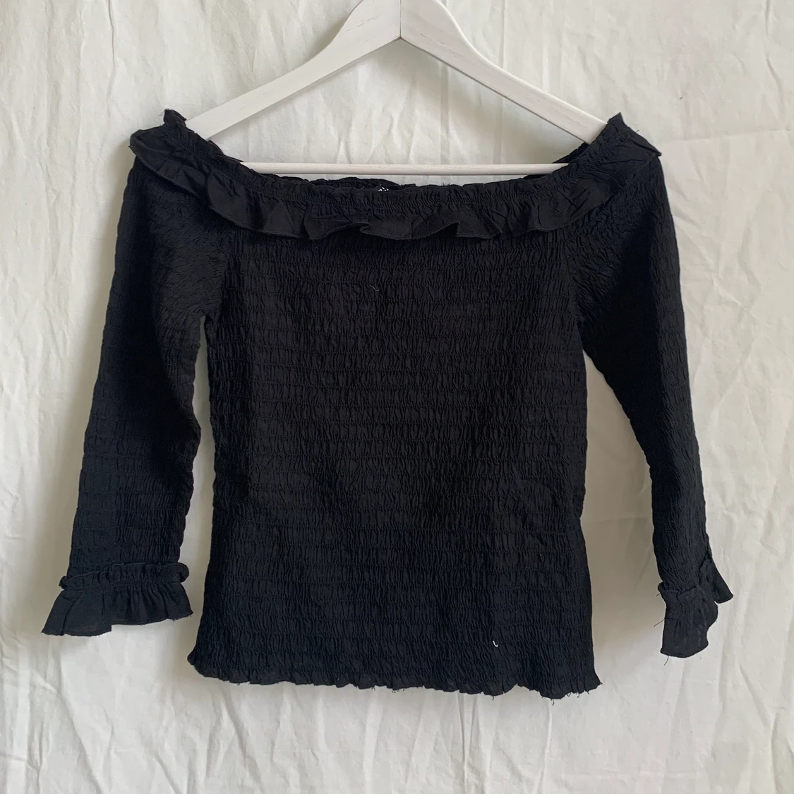 Svart offshoulder topp!