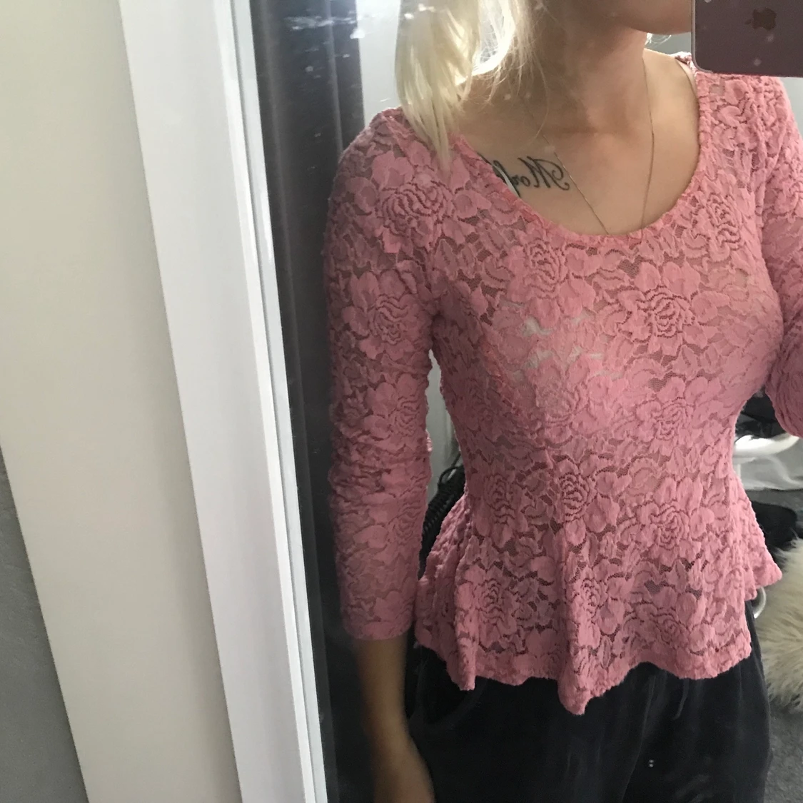 Neon rosa tröja  - 90