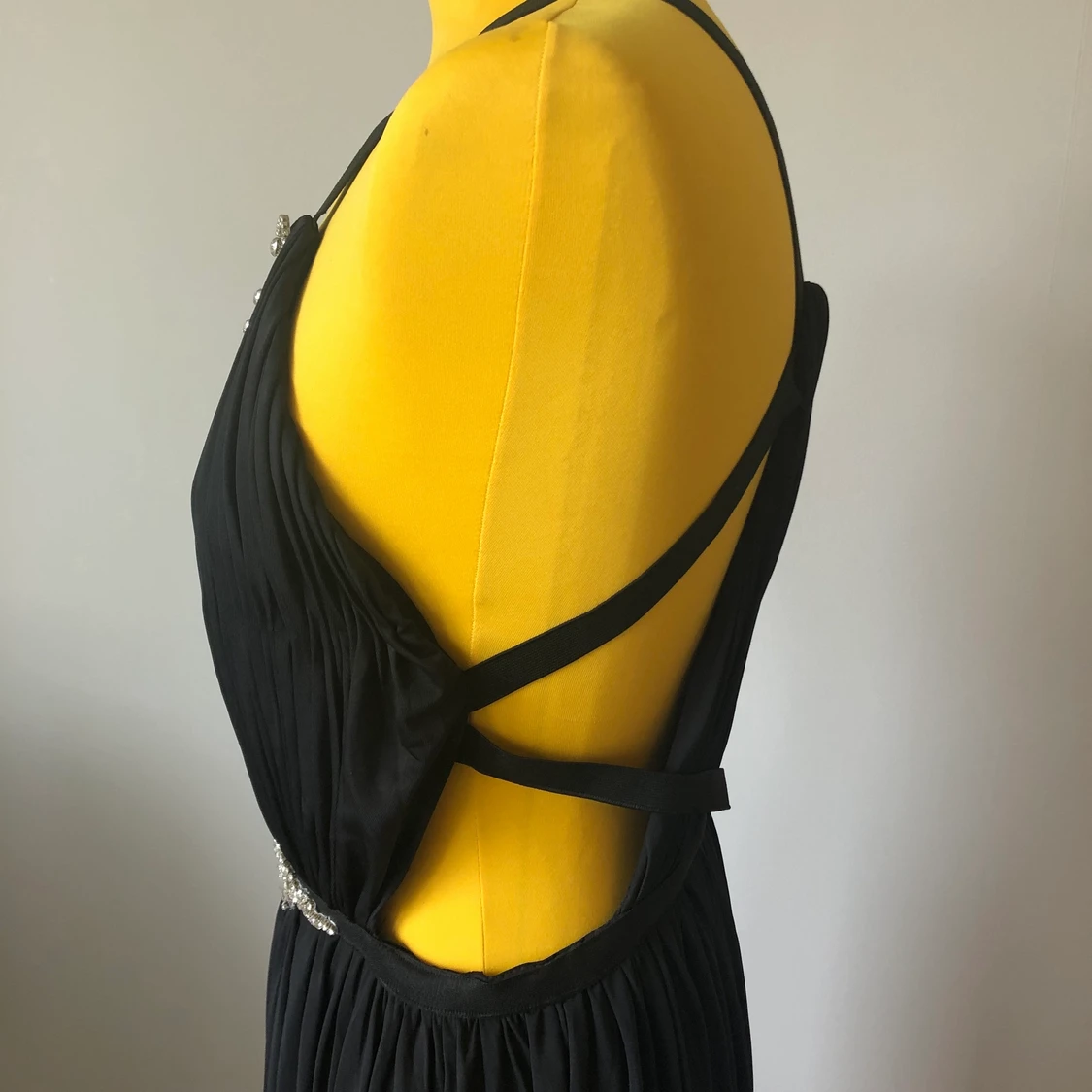 Svart balklänning lång - 91