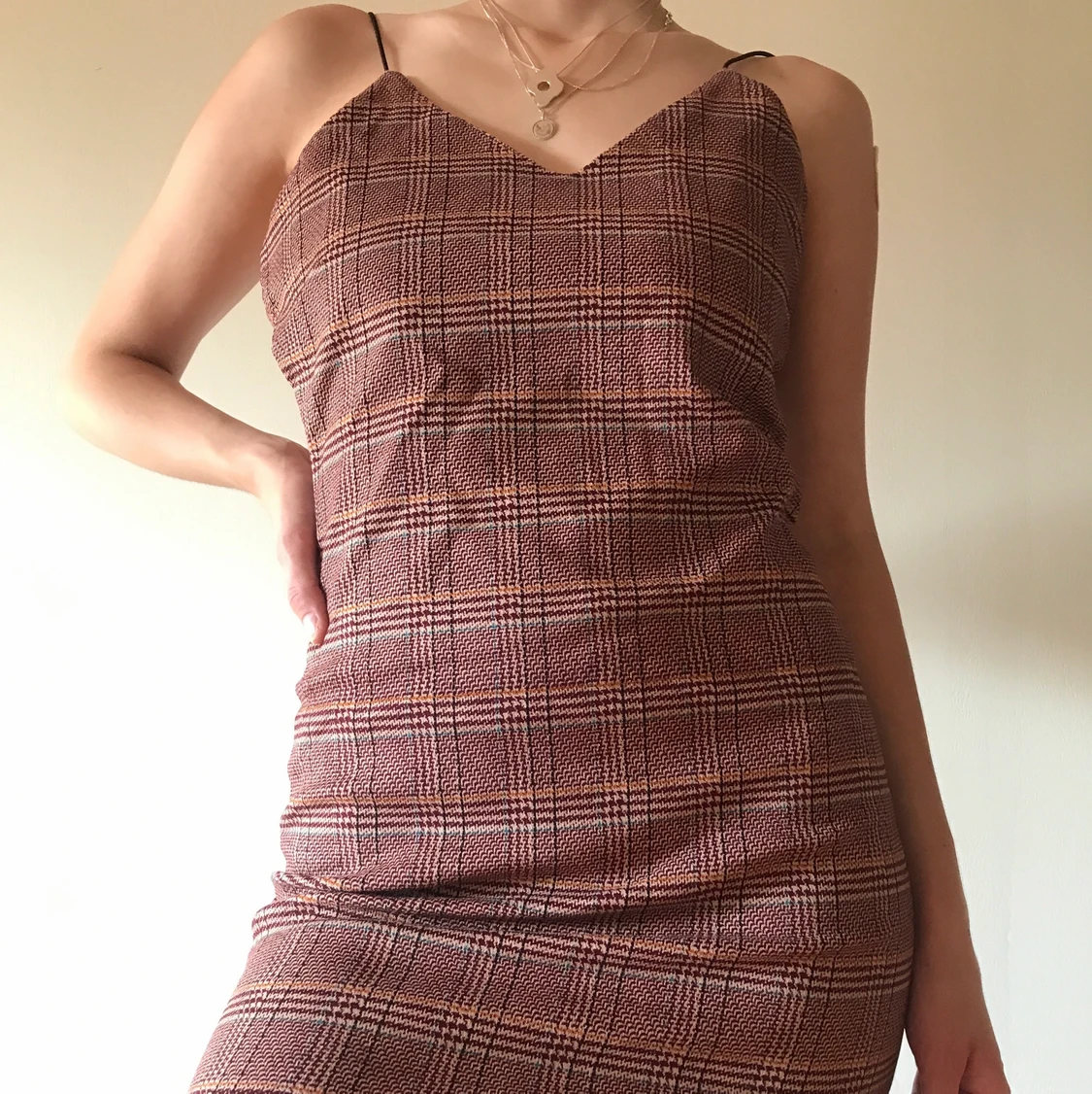 Mönstrad bodycon-klänning