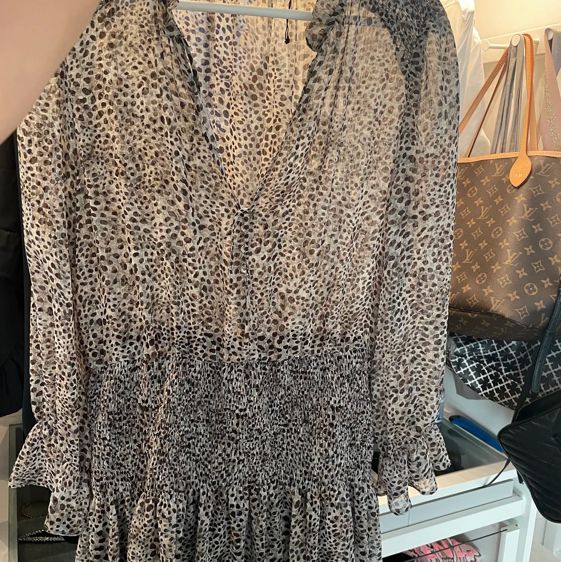 Zara leopard klänning 🥰 - 90