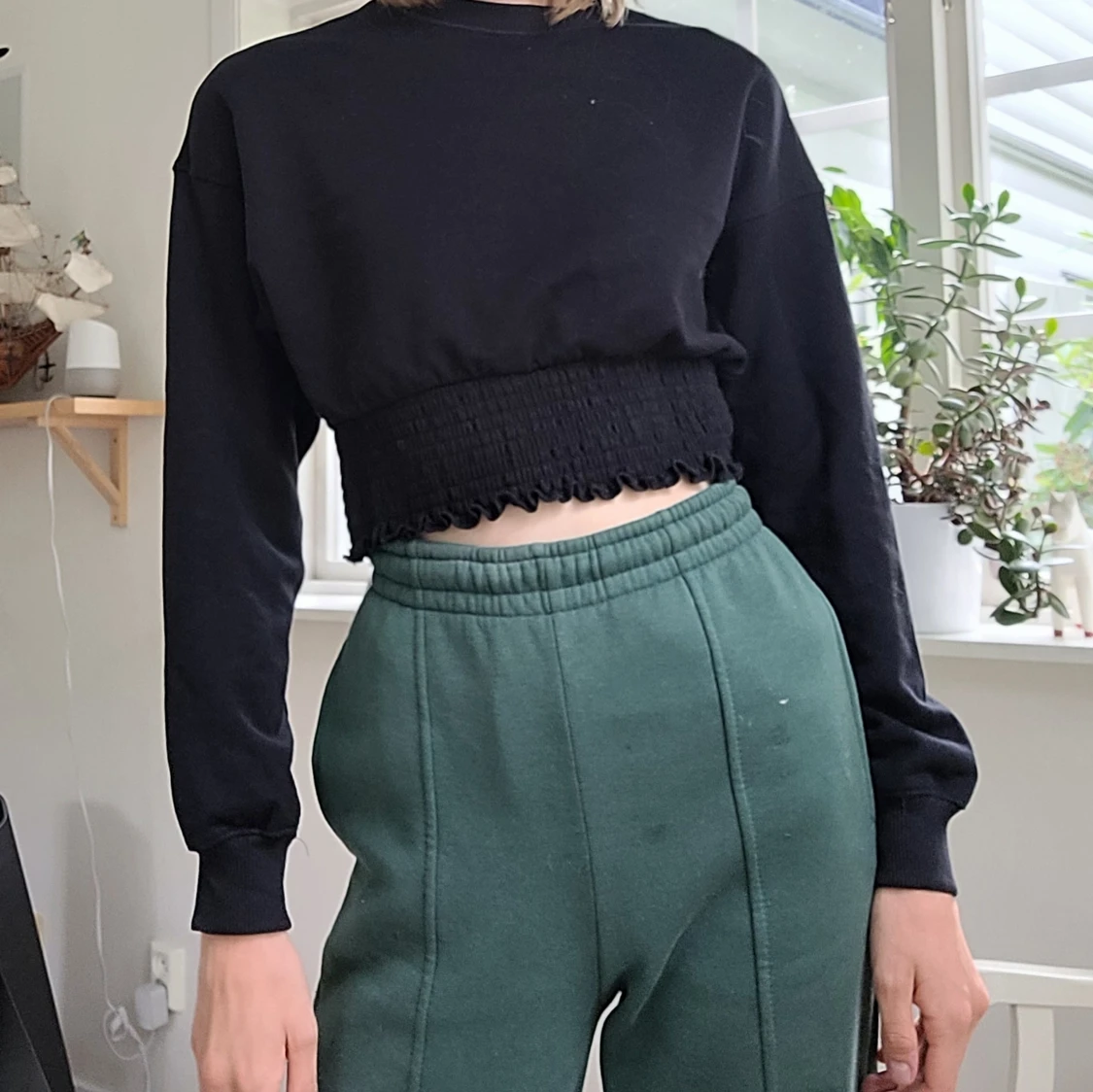 Kroppar svart tröja - 90