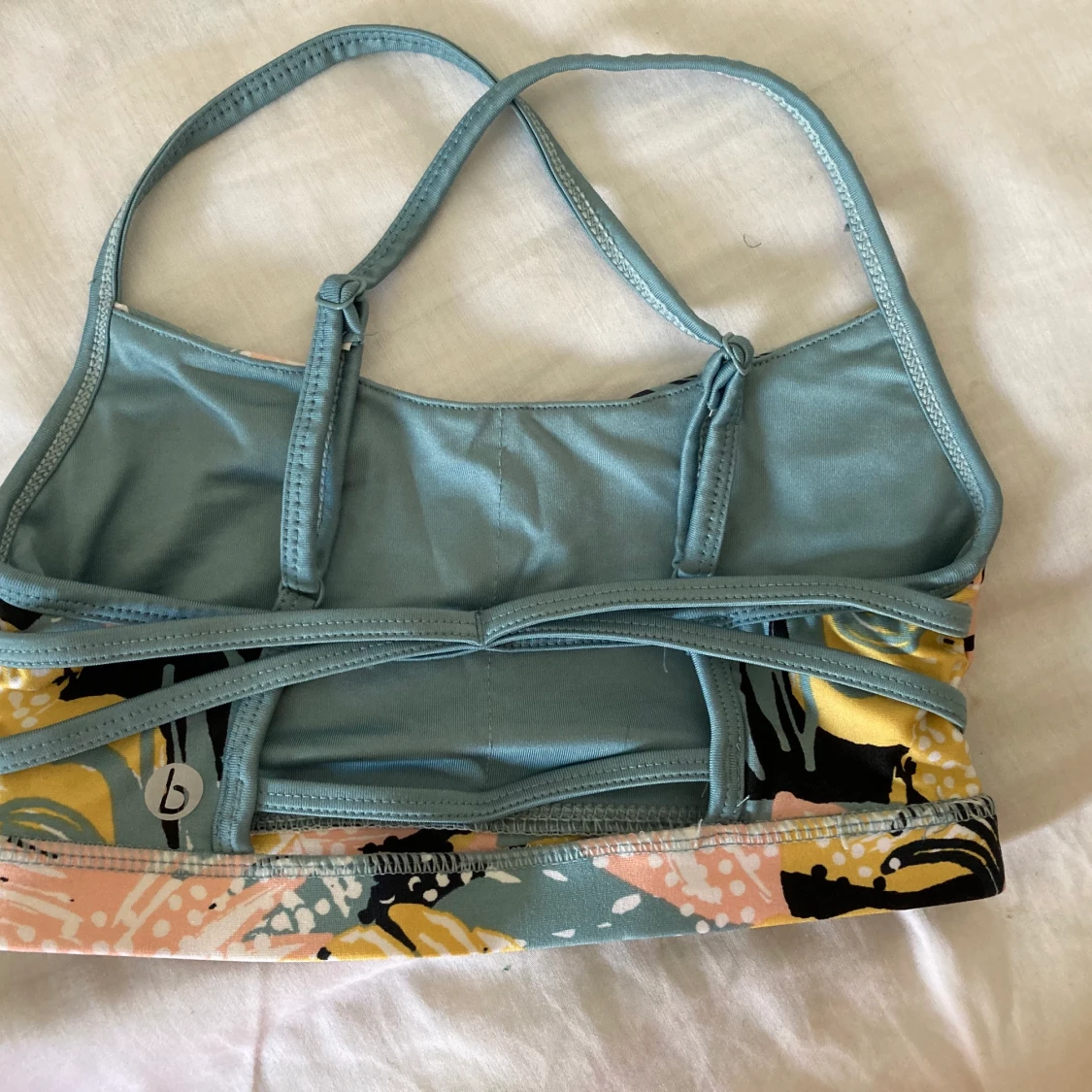 NY Mönstrad sportbh snygg rygg XS - 90