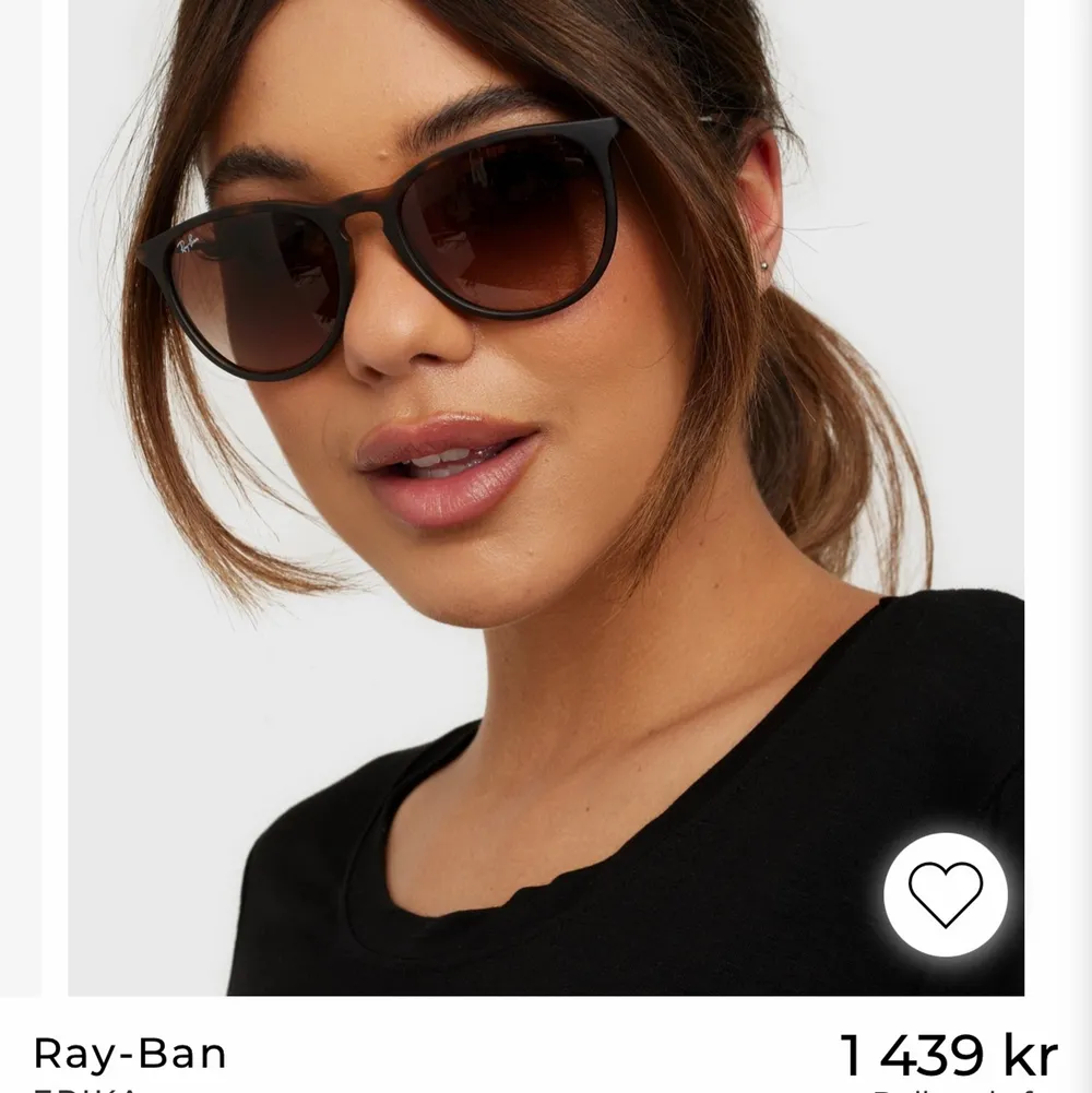 Äkta bruna Rayban solglasögon i modellen Erika. FRAKT INGÅR. Ord. Pris: 1439kr. Accessoarer.