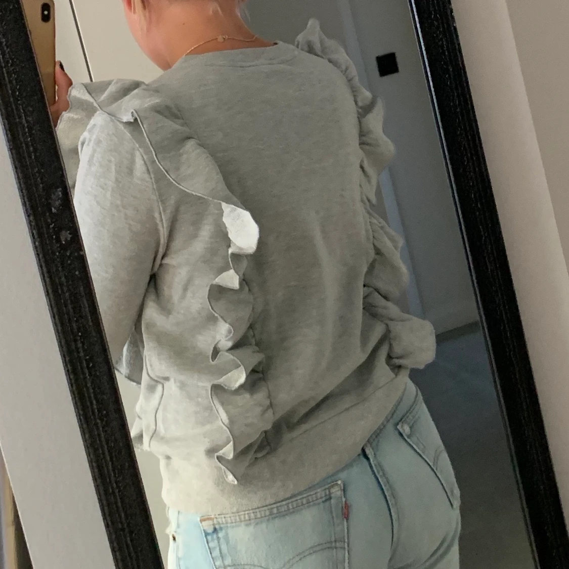 grå tjocktröja - 91