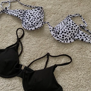 Bikiniöverdelar - Säljer dessa bikiniöverdelar, alla är i storlek S och har reglerbara band! Alla är i nyskick och aldrig använda! Säljer helst allihopa tillsammans! Alla för 150kr annars en för 60kr🤍 •Köparen står för frakt och betalning sker via swish•