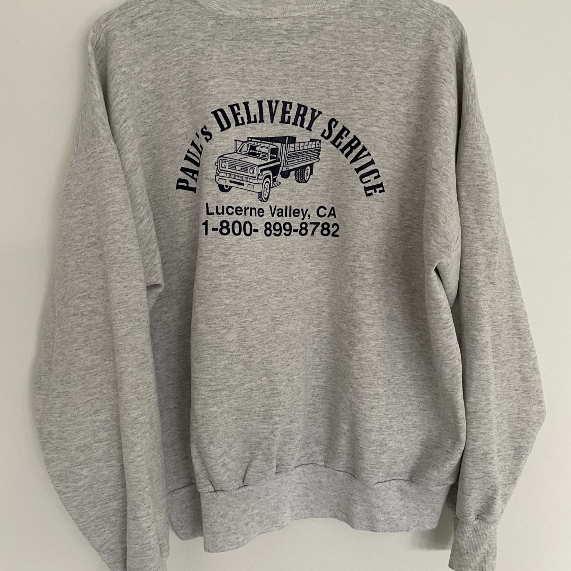 Grå sweatshirt - 90