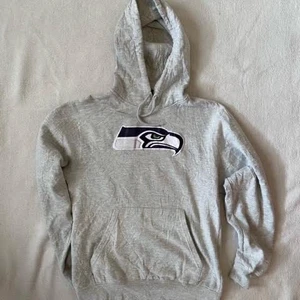 Grå Hoodie Seattle Seahawks - Grå Hoodie Seattle Seahawks