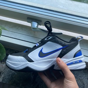 Nike air Monarch - Nike Air Monarch IV Black And Blue.                                  Skick: 10/10 ser ingen skillnad från en ny.                         Hör av dig om du är intresserad. 