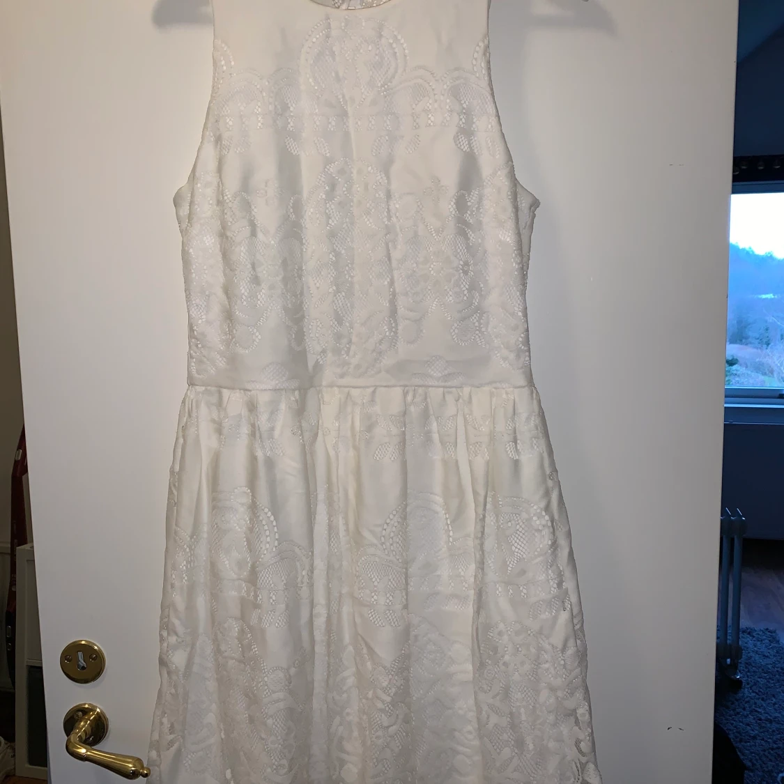 Vit klänning Stl 42