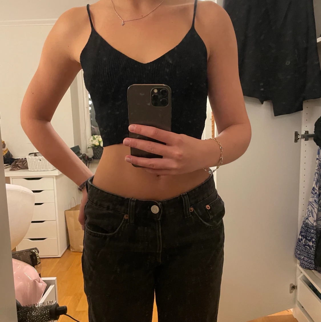 Snyggt ribbat linne - 91