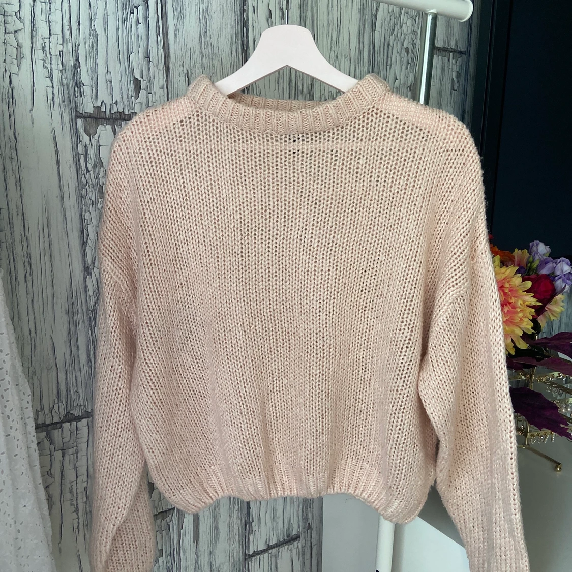 Stickad tröja