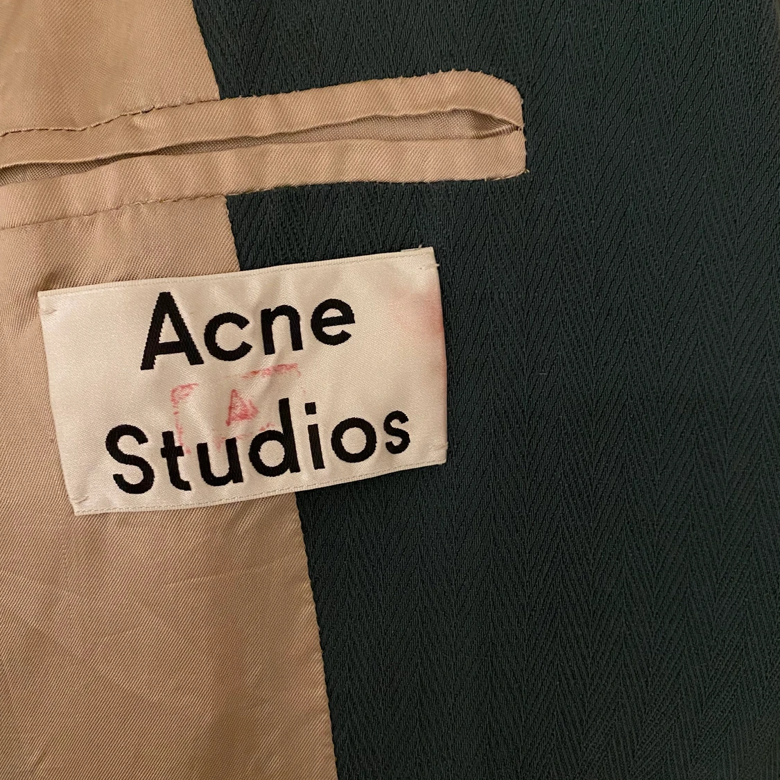 Acne kavaj i mörk grön  - 91