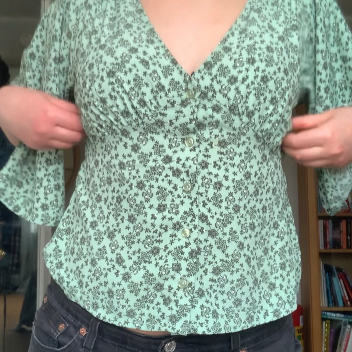 Grön blus  - 91