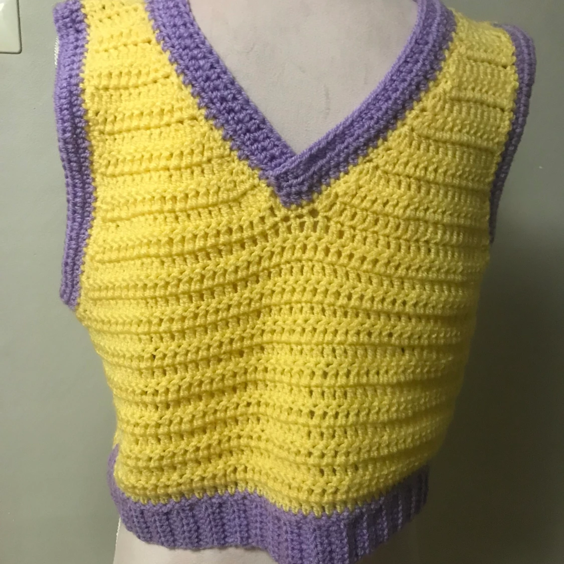 Virkad två sidig väst - 90