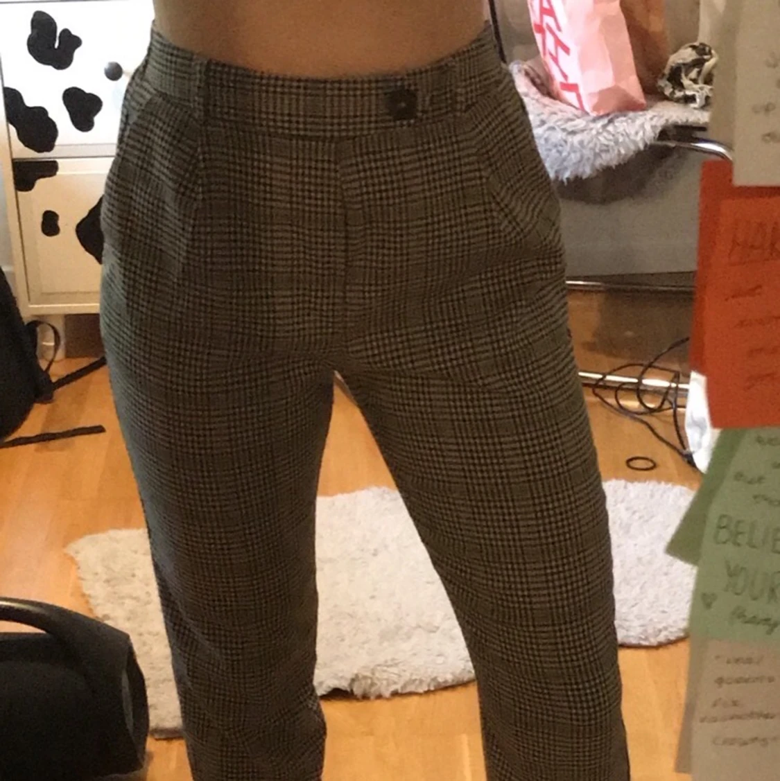 Rutiga kostymbyxor! - 90