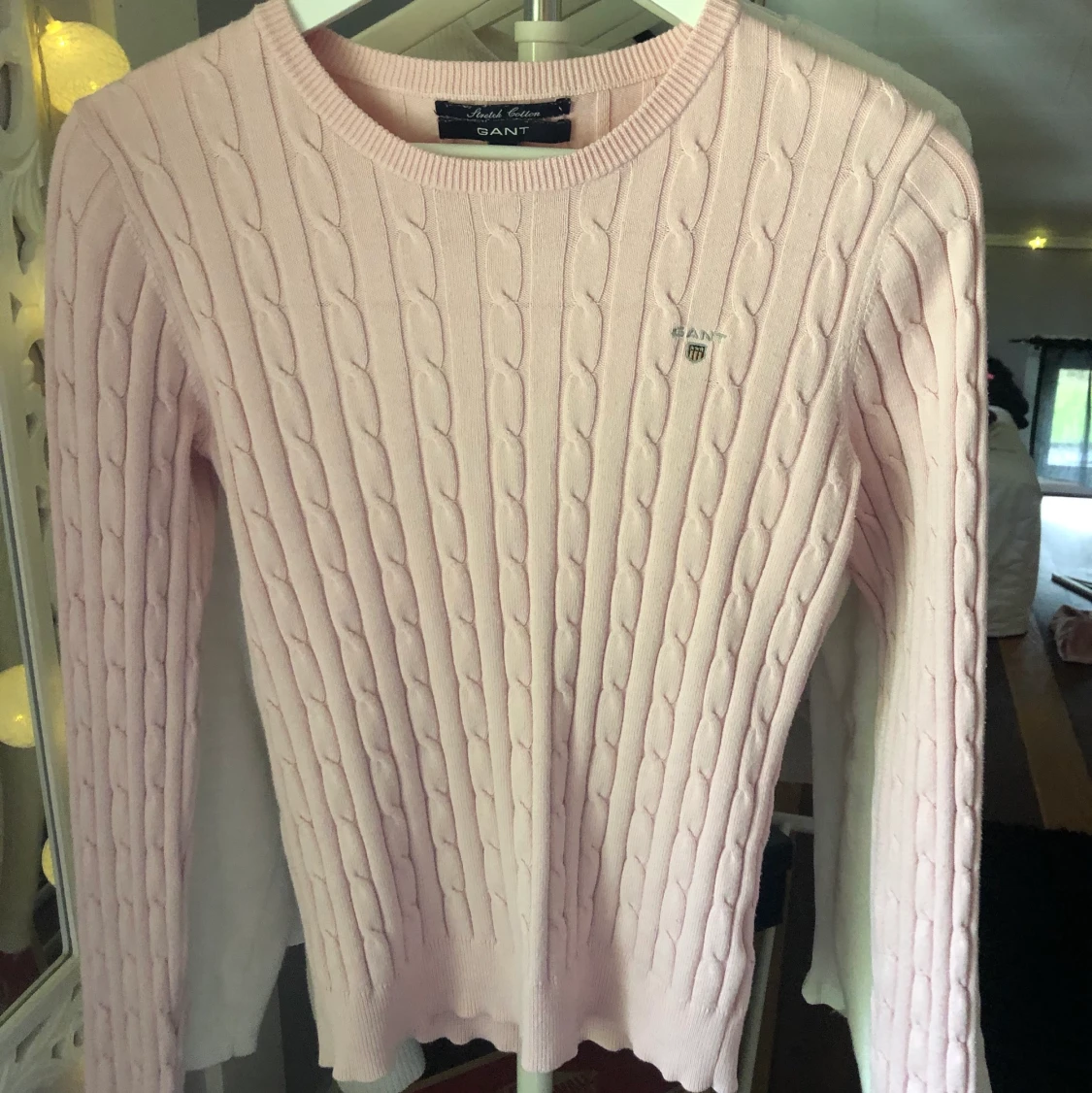 Kabelstickad tröja  - 90