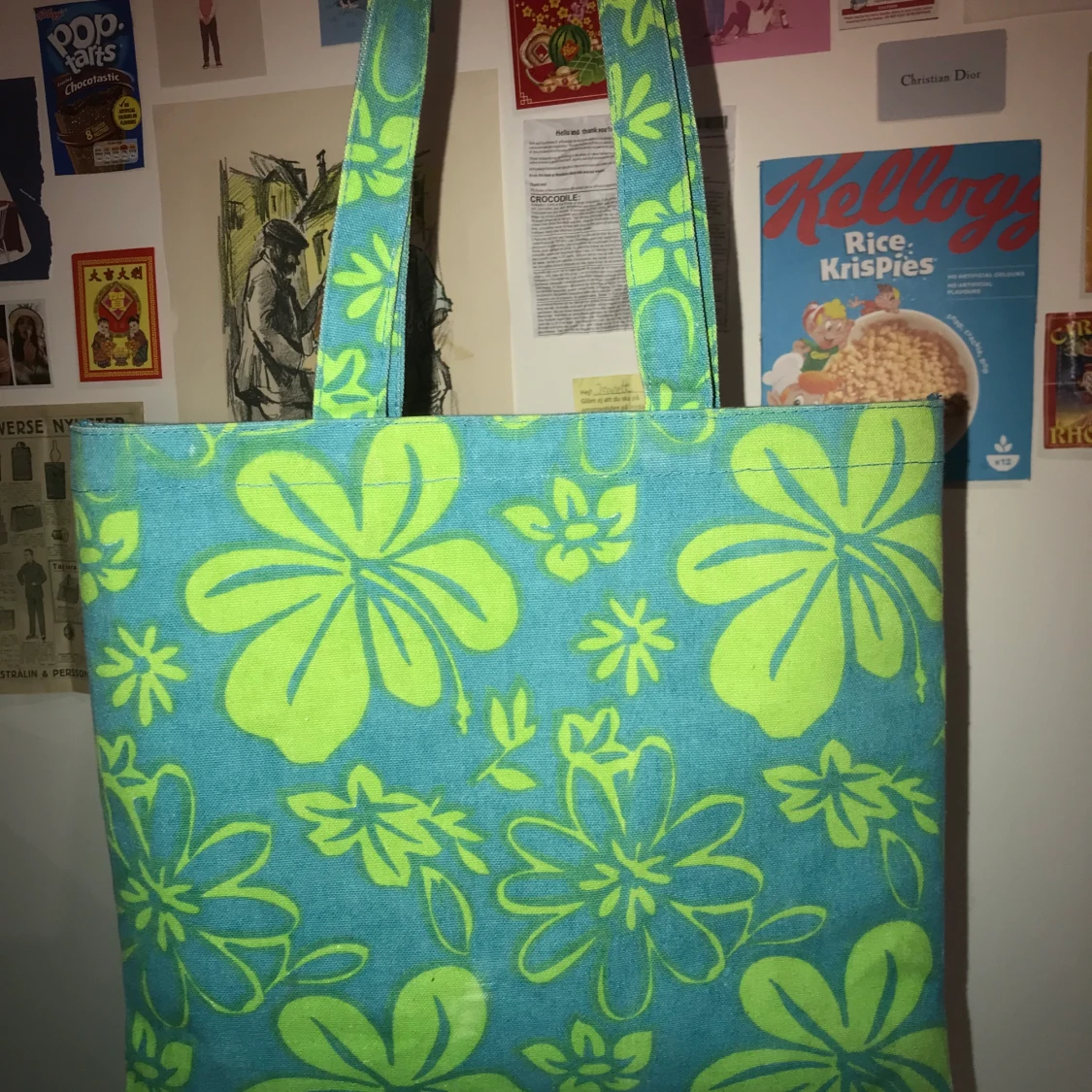 hibiscus tote bag - 90