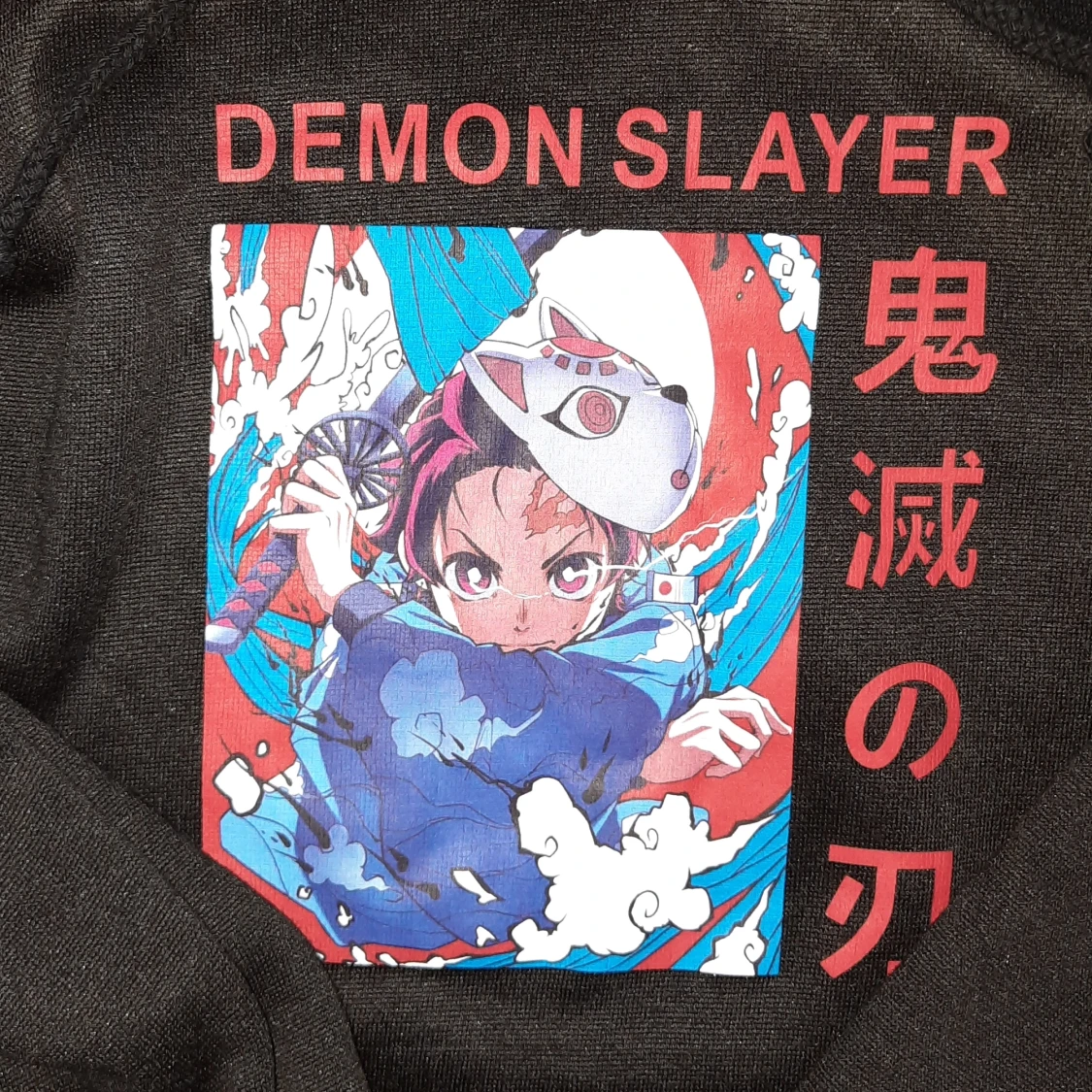 Crop-top med demon slayer tryck  - 91