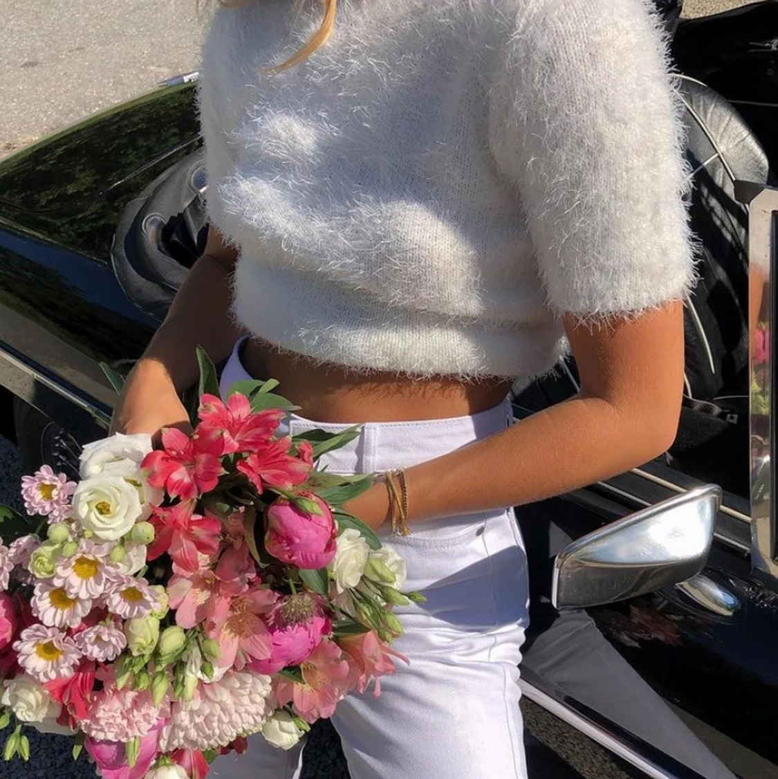 Hanna schönberg x nakd topp vit