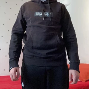 Napapijri svart hoodie - Storlek L köpt på asos för 650kr stor passform. (Oversized) Märke :Napapijri Billigare vid snabb affär! Köpare står för frakt! Endast Swish!