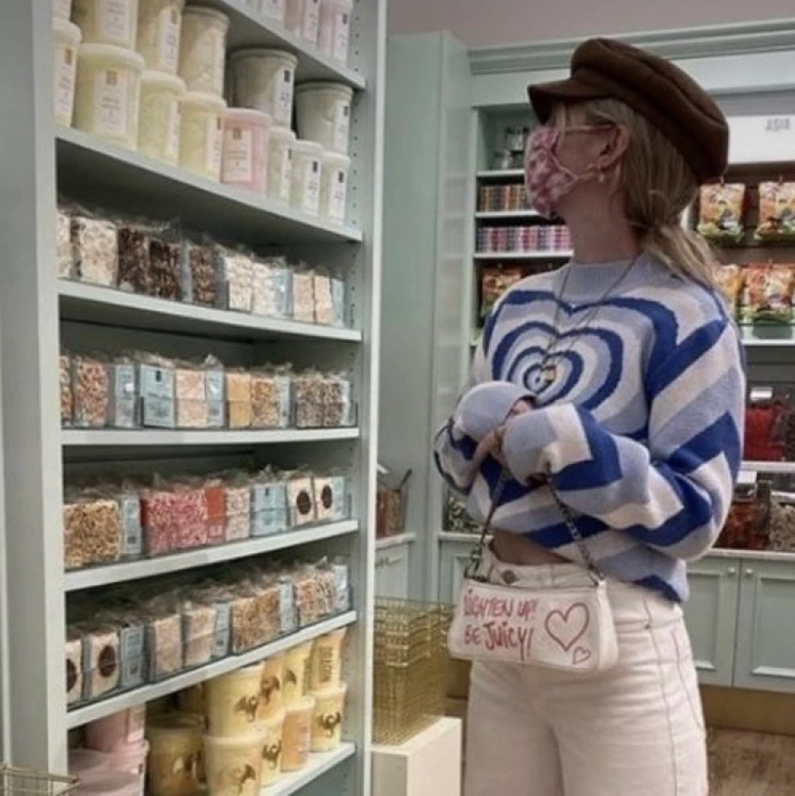 Cider heart wave sweater  - 90