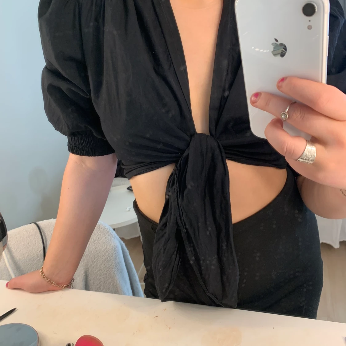 Svart snygg topp från Zara - 91