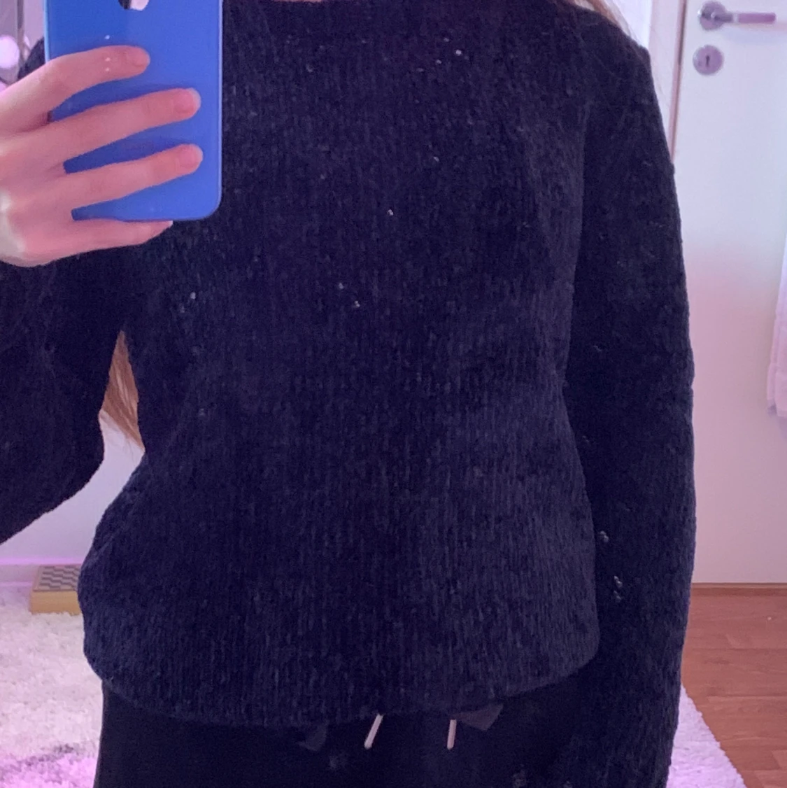 H&M stickad tröja strl XS