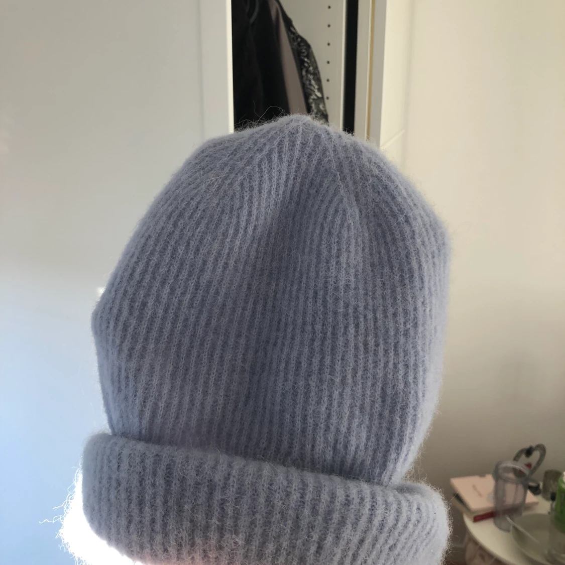 Babyblå samsøe samsøe mössa!