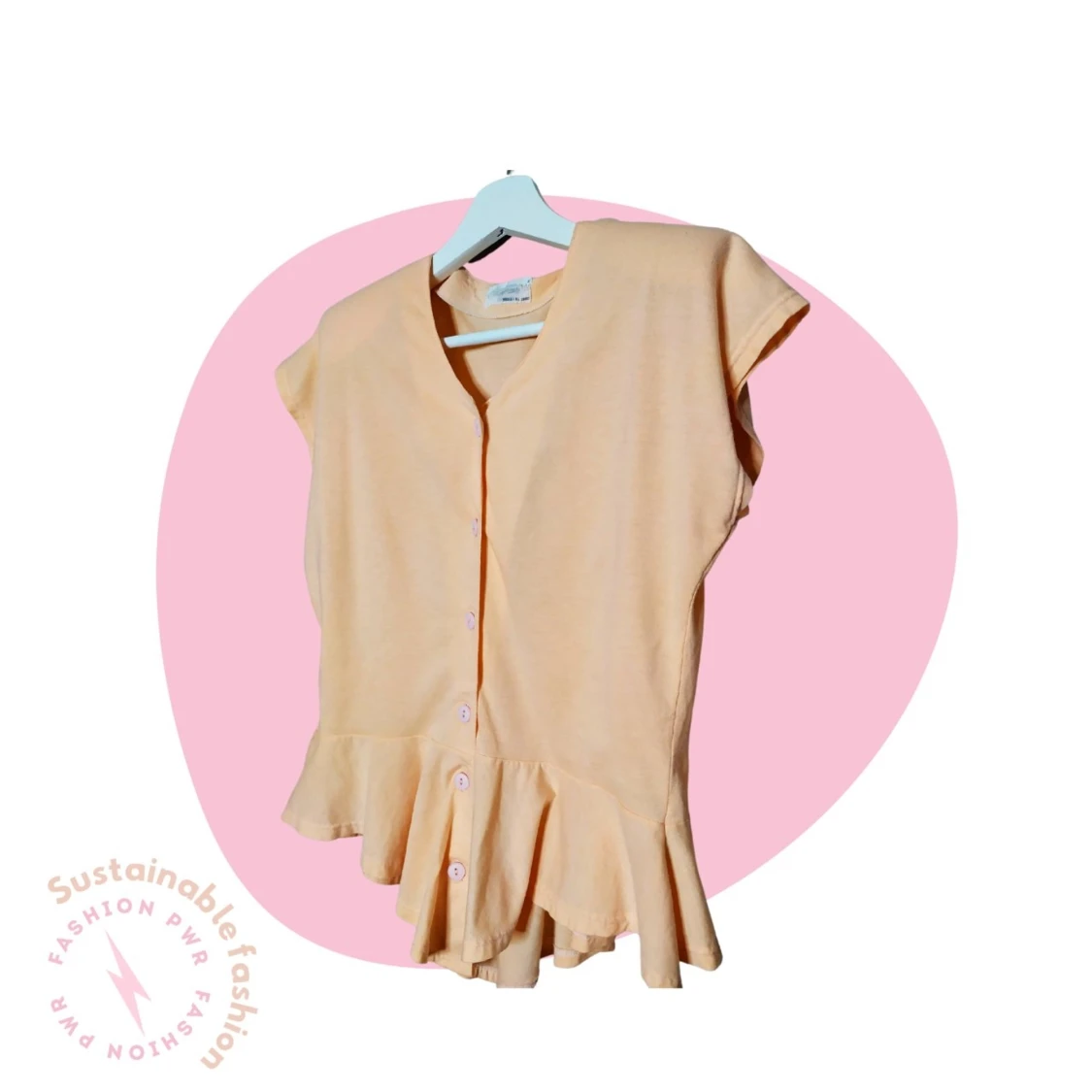 Peachy day Vintage blouse