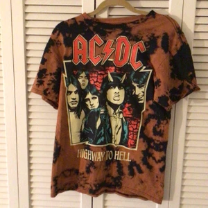 ac/dc high way to hell tee  - acid wash graphic teeshirt 