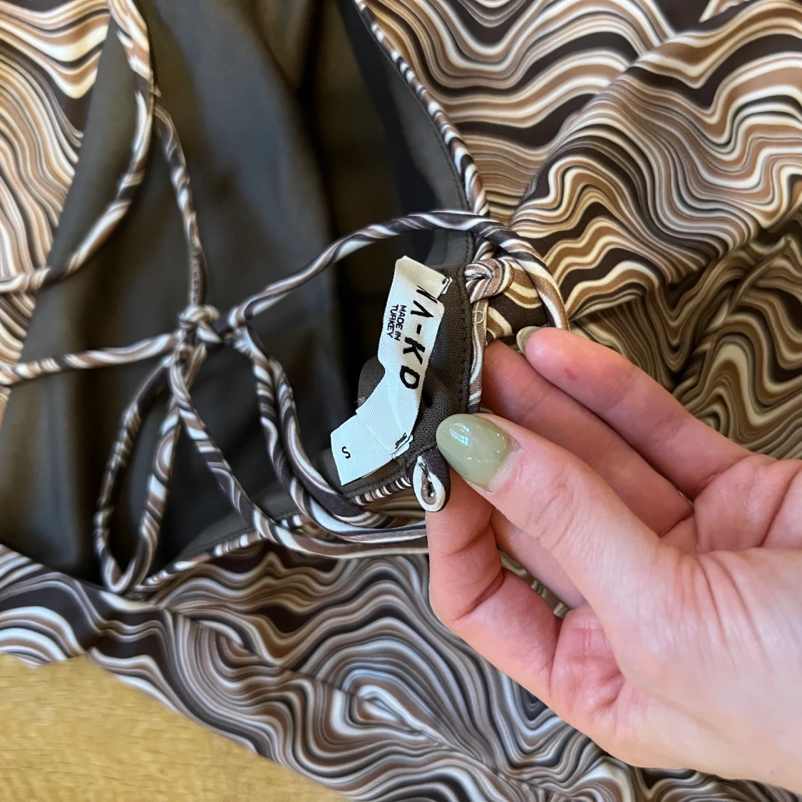 Brown art dress NA-KD - 91