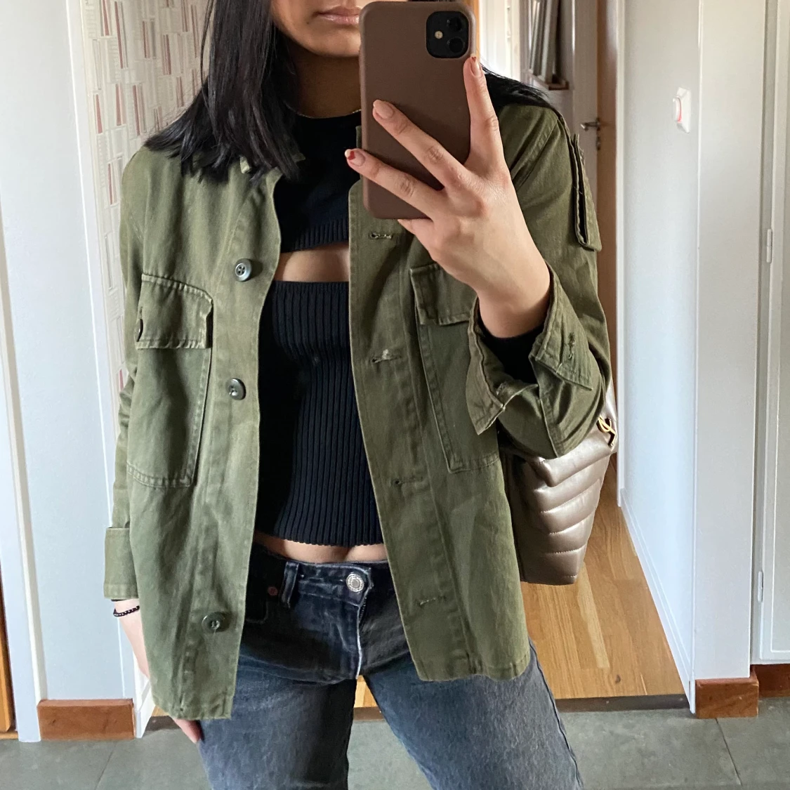 Grön vårjacka - 90