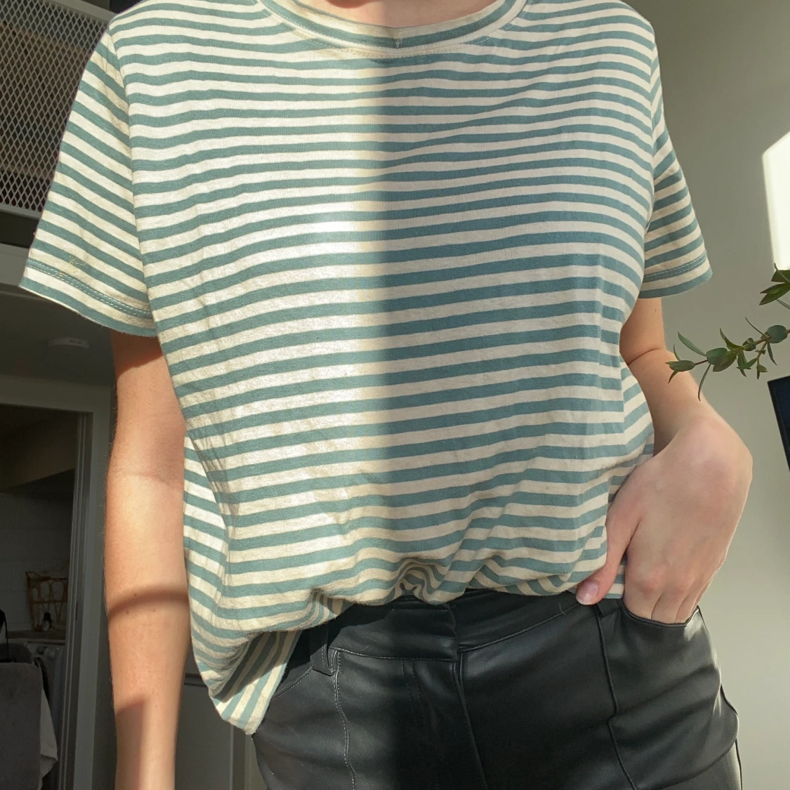 Randig T-shirt  - 90