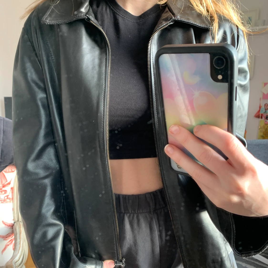 Vintage Skinnjacka - 90