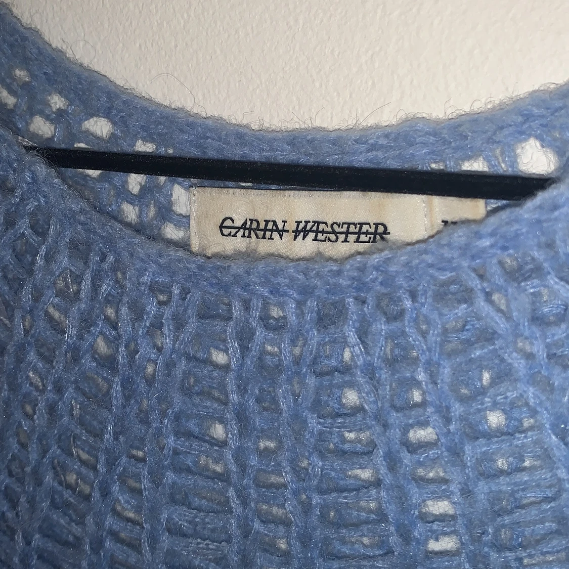 Blå stickad tröja från Carin Wester - 91