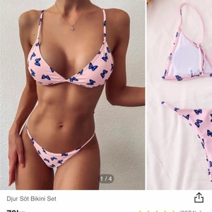 Shein bikini  - Säljer denna fina bikini från Shein. Strl M, men sitter mer som en S. Helt ny, endast provad. Kontakta mig vid intresse eller frågor💕💕pris går att diskuteras😊