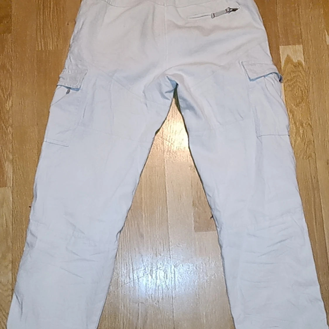 Super fresh white jeans with zippers - 90