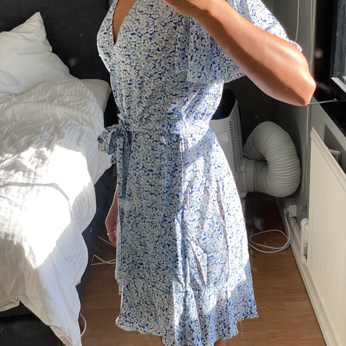 Ljusblå klänning - 90