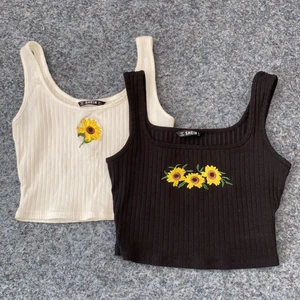 Sommartoppar  - Två jättefina toppar från shein i storlek S,  nyskick, aldrig använda endast testade. Perfekt till sommaren🤩